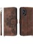 Oppo A38 4g Bileklik Darbeye Dayanıklı Kabartmalı Çoklu Kredi Için Flip Case (Yurt Dışından) 3