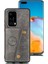 Huawei P40 Pro Kickstand Buit Için Cüzdan Kılıf Demir Cüzdan Kılıf Kartı (Yurt Dışından) 1