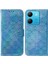 Infinix Akıllı 7 Kılıf ile Uyumlu Glitter Renkli Kart Yuvası Standı Pu (Yurt Dışından) 1