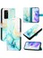 Huawei P40 Cüzdan Pu Deri Kickstand Mermer Desen (Yurt Dışından) 5