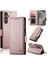 Samsung Galaxy S24 Kart Yuvaları Için Flip Case Iş Günlük Kullanım Cüzdan Flip (Yurt Dışından) 1