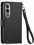 Oneplus Nord Ce4 Deri Kılıf Için Flip Case Darbeye Aşk Fermuar Cüzdan (Yurt Dışından) 5