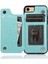 IPhone 6/6s Pu Deri Çift Düğmeler Için Kart Tutucu Kılıf ile Cüzdan (Yurt Dışından) 3