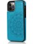 IPhone 12 Için Kart Tutucu Kılıf ile Cüzdan Pro Kabartmalı Mandala Desen Pu (Yurt Dışından) 1