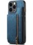 IPhone 15 Için Kılıf Pro Max Vintage Fermuar Cüzdan Standı Fonksiyonu Katlanabilir (Yurt Dışından) 5