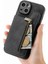 IPhone 15 Için Kılıf Katlanabilir Arka Kapak Vintage Fermuar Cüzdan Standı Fonksiyonu (Yurt Dışından) 4