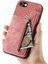 IPhone Se 2022/2020 Için Kılıf Katlanabilir Arka Kapak Vintage Fermuar Cüzdan (Yurt Dışından) 5