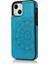 IPhone 14 Için Kart Tutucu Kılıf ile Cüzdan Çift Düğmeler Kabartmalı Mandala (Yurt Dışından) 1