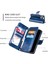 IPhone 15 Için Kılıf Pro Max Pu Deri 9 Kart Yuvaları Manyetik Cüzdan (Yurt Dışından) 3