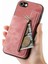 IPhone 7/8 Için Kılıf Vintage Fermuar Cüzdan Standı Fonksiyonu Katlanabilir Geri (Yurt Dışından) 3