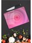 Pembe Halkalar Cam Kesme Tahtası 25 x 35 cm 1