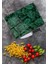 Yeşil Yapraklar Cam Kesme Tahtası 25 x 35 cm 3