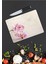 Pembe Çiçek Cam Kesme Tahtası 25 x 35 cm 3