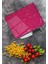 Simli Pembe Cam Kesme Tahtası 25 x 35 cm 3