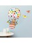 Uçan Balon Çocuk Odası 100 Parça Sticker Seti 1