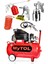 700 ve Üstü 50 Lt Hava Kompresörü 5 Parça Havalı Set 1-1,5 50 L 2 Yıl 1501 - 2200 Watt 1