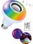 Bluetooth Hoparlör Rgb Ledli Lamba Kumandalı Müzik Çalar Ampul Renkli Ampul 1