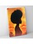 Afro Gündoğumu Kanvas Tablo - Afro, Afro Siluet, Afro, Gün Doğumu Zemin, 30X50 cm 1