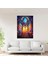 Renkli Vitray Pencere Kanvas Tablo - Kilise, Kanvas Tablo, Ev Dekorasyonu, Kanvas Tablo, 30X50 3