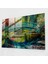 Claude Monet Ev Dekorasyonu - Gölet Üzerindeki Japon Köprüsü - Claude Monet, Ev Dekorasyonu, Cam Baskı, Claude Monet, 45X30 1
