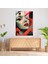Art Deco Pop Art Cam Duvar Sanatı - Klasisizm+Popart, Cam Sanatı, Ev Dekorasyonu, Cam Baskı, 30X45 2