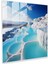 Anadolu Cam Baskı - Pamukkale Teras Görünümü - Anadolu, Cam Baskı, Turkuaz Havuzlar, Mineral Zengini, 30X30 1