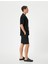 Slim Fit Şort Bermuda Beli Bağcıklı Cep Detaylı 2