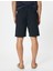 Slim Fit Şort Bermuda Beli Bağcıklı Cep Detaylı 4