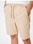 Bermuda Şort Kanvas Beli Lastikli Cep Detaylı Pamuklu 5
