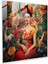 Empresyonist Frida Kahlo Cam Baskı - Frida Kahlo, Duvar Dekorasyonu, Modern Sanat, Cam Sanatı, 30X30 1