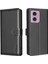 Motorola Moto G24 Için Flip Case Pu Deri Kart Tutucu Kickstand Manyetik (Yurt Dışından) 5