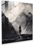 Zarif Cam Baskı - Ansel Adams'tan Esinlenen Siyah Beyaz Kovboy - Modern Sanat Eseri Cam Duvar Sanatı, 30X30 1