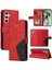 Samsung Galaxy S24 Fe Flip Için Flip Case Folio Kitap Dikiş Renk ile (Yurt Dışından) 2