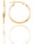 Gümüş Rose 25 mm Şarnel Halka Küpe SGTL11446ROSE 1