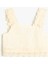 Dantelli Crop Bluz Askılı Kare Yaka Astarlı 1