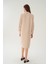 6773-1 Cep Detay Uzun Tunik Bej 5