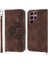 Samsung Galaxy S23 Ultra Kabartmalı Çoklu Kredi Kartı Yuvaları Için Flip Case (Yurt Dışından) 1