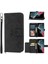 Samsung Galaxy S23 Ultra Kabartmalı Çoklu Kredi Kartı Yuvaları Için Flip Case (Yurt Dışından) 3