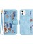 IPhone 12 Mini Manyetik Kapatma Kickstand Kart Tutucu Pu Için Cüzdan Kılıf (Yurt Dışından) 1