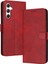 Toka Pu Deri ile Samsung Galaxy A35 5g Kickstand Için Flip Case (Yurt Dışından) 1