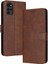 Motorola Moto G22 Pu Deri Kickstand Için Flip Case Kart Yuvası ile Saf (Yurt Dışından) 1