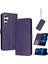 Kart ile Samsung Galaxy S24 Artı Pu Deri Kickstand Için Flip Case (Yurt Dışından) 1