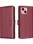 IPhone 15 Için Flip Case Manyetik Cüzdan Rfıd Engelleme Kart Tutucu Pu (Yurt Dışından) 5