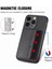 IPhone 15 Için Kılıf Pro Max Standı Fonksiyonu Manyetik Kart Tutucu Komple (Yurt Dışından) 2