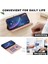 IPhone 11 Pro Max Rfıd Engelleme Cüzdan Pu Deri Kart Için Flip Case (Yurt Dışından) 4
