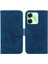 Realme C61 Kickstand Kabartma Gül Çiçekler Flip Pu Deri Kapak Için Kılıf (Yurt Dışından) 1