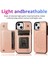 IPhone 15 Için Kart Tutucu Kılıf ile Cüzdan Artı Çift Düğmeler Flip Çiçek (Yurt Dışından) 2
