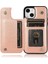 IPhone 15 Için Kart Tutucu Kılıf ile Cüzdan Artı Çift Düğmeler Flip Çiçek (Yurt Dışından) 5