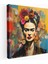 Soyut Frida Kahlo Kanvas Tablo - Frida Kahlo, Kanvas Tablo, Ev Dekorasyonu, Kanvas Tablo, 30X30 1