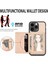IPhone 15 Için Kılıf Pro Max Standı Fonksiyonu Manyetik Kart Tutucu Komple (Yurt Dışından) 5